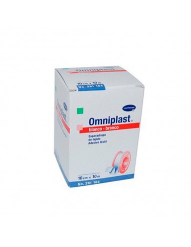 Omniplast Esparadrapo Tela Blanco 10m x 10cm