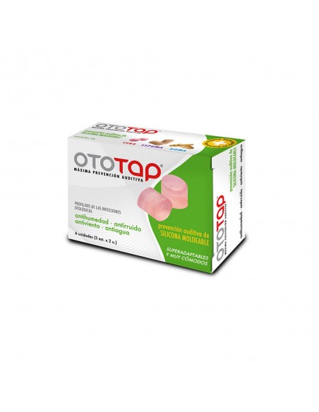 Tapones Para Oídos De Silicona Oto-Tap 6 unidades