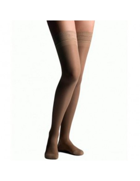 Farmalastic Media Larga Compresión Normal Blonda Camel Mediana