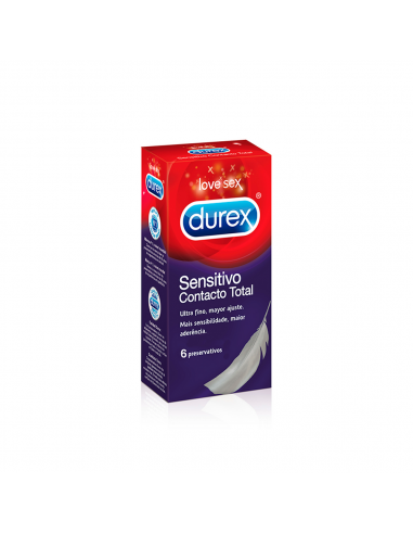 Durex Preservativos Contacto Total 6 unidades