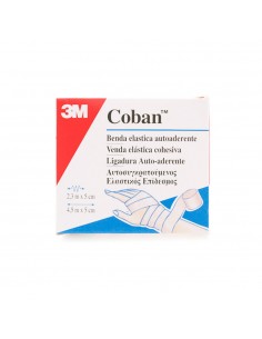 Coban Venda Elástica Cohesiva Beige/Piel 4,5m x 5cm