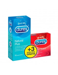 Durex Preservativos Natural Plus 12+3 sensitivo