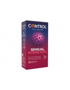 Control Preservativos Sensual Intense Dots 12 unidades