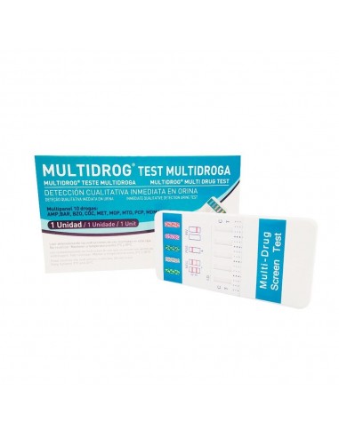 Prim Test diagnóstico de drogas Multidrog 10 drogas