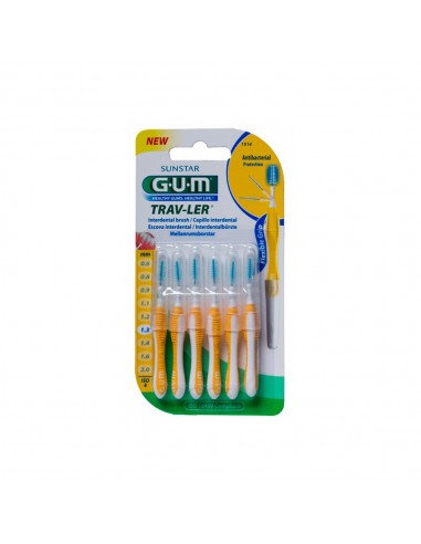 Gum 1514 Cepillo Interdental Trav-Ler 1.3Mm