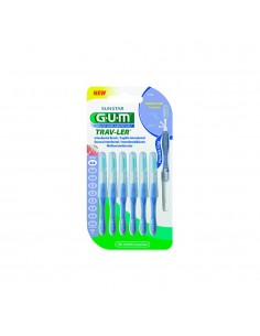 Gum 1312 Cepillo Interdental Trav-ler 0.6 Mm 6 unidades