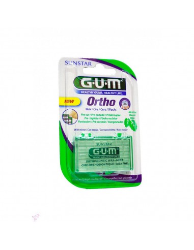 Gum 724 Cera Ortodoncia Mentolada 5 Barritas