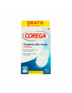 Corega Oxígeno Bio- Activo Tabletas Efervescentes 66 unidades