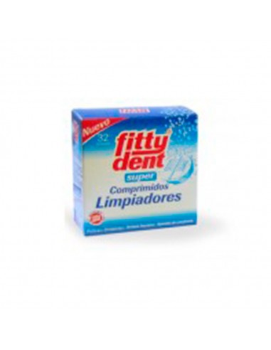 Limpiador De Prótesis Fittydent 32 unidades