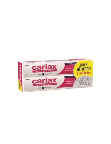 Cariax Gingival Pasta Dentífrica Pack Ahorro 2 x 125 ml
