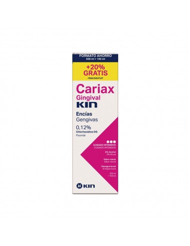Cariax Colutorio Gingival Pack 500 + 100 ml gratis