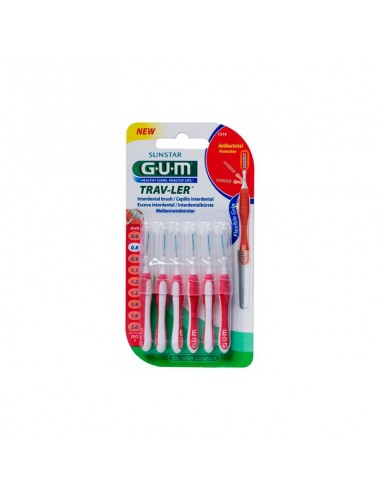 Gum 1314 Cepillo Interdental Trav-ler 0.8Mm