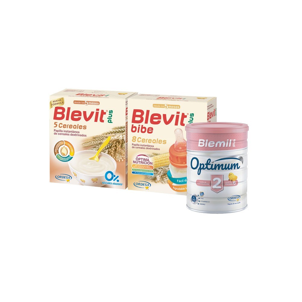 Blevit Plus Bibe 8 Cereales - Papilla de Cereales para Bebé