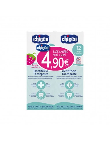 Chicco Pasta dental fresa pack ahorro