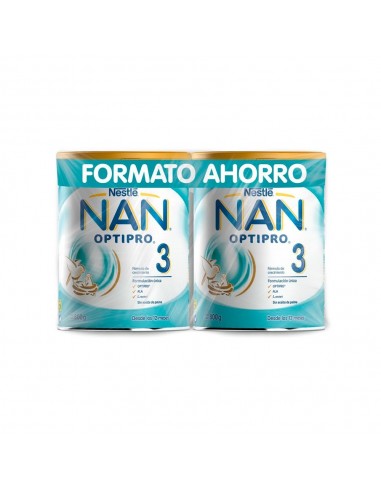 Nan 3 Optipro Duplo 800 g 2ª ud al 25% dto