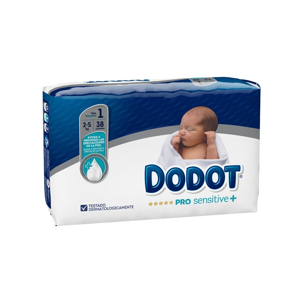 Dodot Sensitive Pañal Recién Nacido Talla 1 - 26 unidades