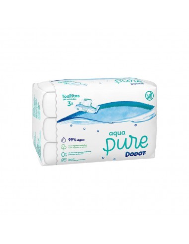 Dodot Toallitas Aqua Pure 144 unidades