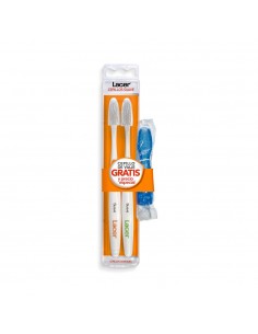 Lacer Duplo Cepillo Suave + Cepillo Viaje