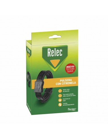 Relec Pulsera Antimosquitos Negra