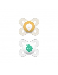 MAM Chupete Start Silicona 0-2M+ Unisex 2 unidades