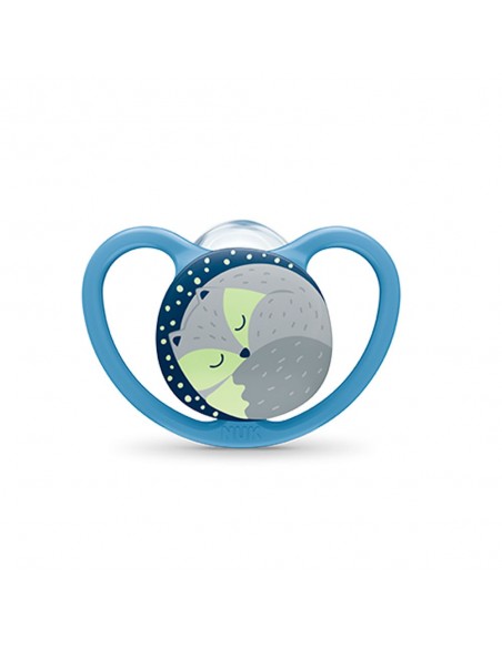 Nuk Chupete Nuk Space Night 0-6 Silicona 1 unid