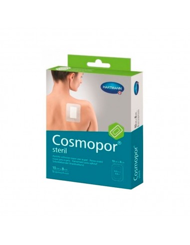 Cosmopor Steril Aposito Esteril 10 cm X  8 cm  5 apósitos