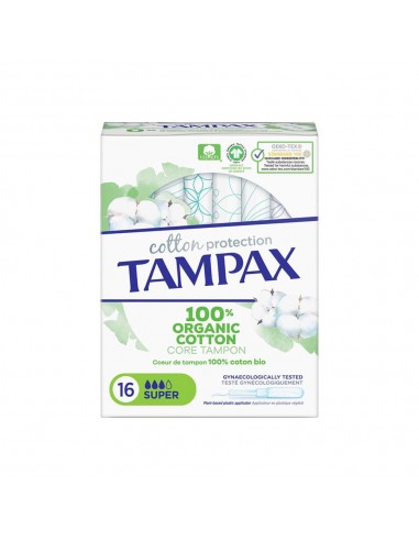 Tampon Tampax Natural Súper 16 unidades