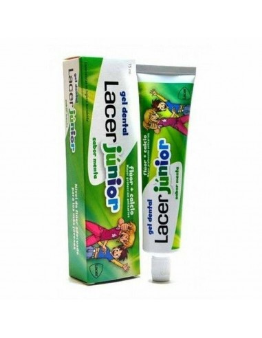 Lacer Gel dental junior sabor menta 75 ml