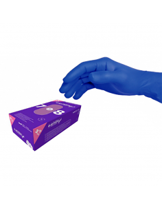 AAchen Feel Guantes de nitrilo color violeta talla M 100 unidades