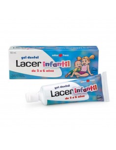 Lacer Gel dental infantil sabor fresa 50 ml