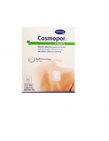 Cosmopor Steril Aposito Esteril 7.2 cm X  5 cm  5 apósitos