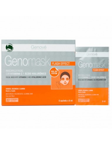 GENOMASK MASCARILLA FACIAL CON VITAMINA C MONODOSIS 8 ML