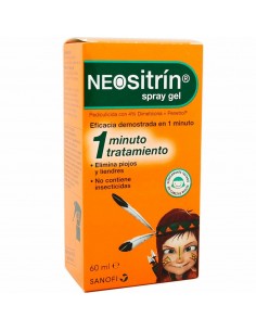 Neositrín 1 Spray Gel Líquido Antipiojos 60 ml