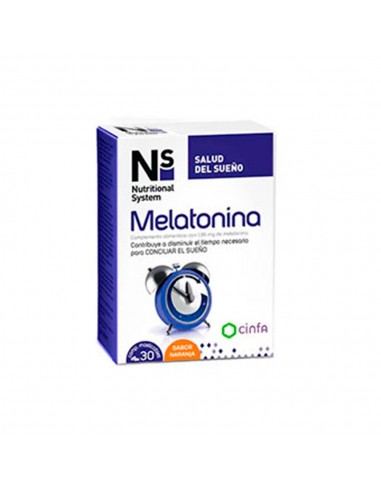 Ns Melatonina Naranja 1.95 Mg 30 comprimidos masticables