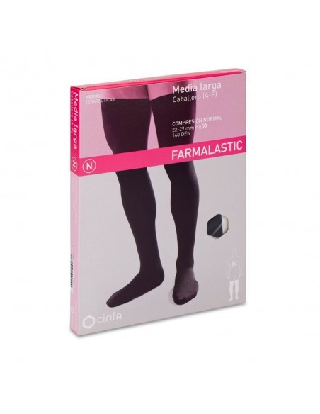 Farmalastic Media Larga homnbre compresión normal Negra talla pequeña Farmalastic Media Larga homnbre compresión normal Negra talla pequeña