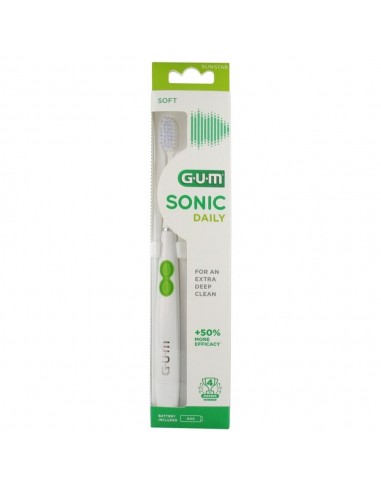 Gum Activial Cepillo Sonic Pilas