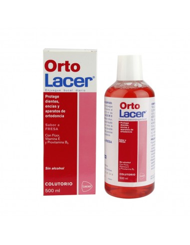 Lacer Ortolacer colutorio sabor fresa 500 ml