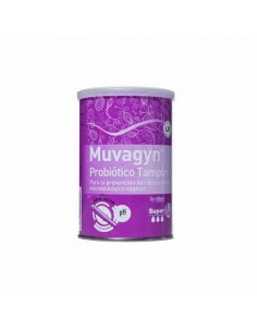Muvagyn Probiot Tampon Super con aplicador 9 unidades
