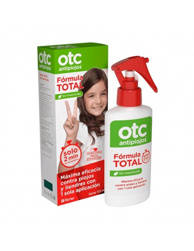 OTC Spray antipiojos Fórmula total 125 ml