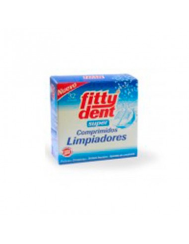 Limpiador De Prótesis Fittydent 32 unidades