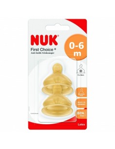 Nuk Tetina Latex 1M 2 unidades