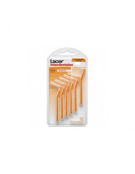 Lacer Cepillo interdental extrafino suave angular 6 unidades