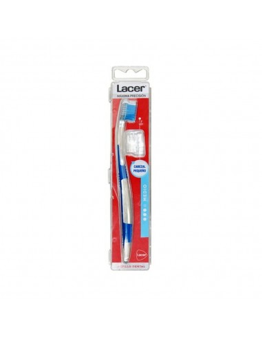 Lacer Cepillo dental adulto cabecal pequeño medio