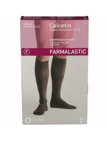 Farmalastic Calcetin Fte Negro T-Gde