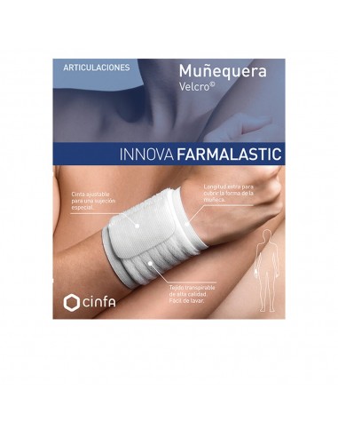 Farmalastic Muñequera Innov Velc Blan Tg