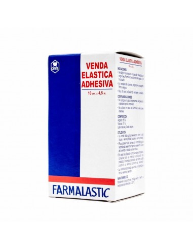 Farmalastic Venda Elastica Adhesiva  4,5 X 5 Cm