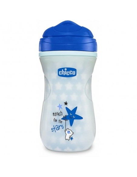 Chicco Vaso Luminoso Glowing Azul 266ml