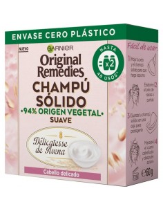 Original Remedies Champú Solido Delicatesse De Avena 60 g