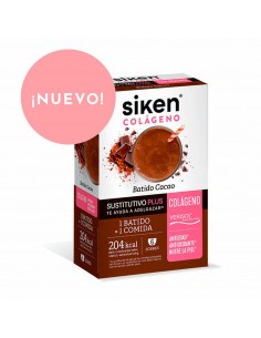 Siken Sustitutivo Colágeno Batido 6 sobres 50g Sabor Cacao