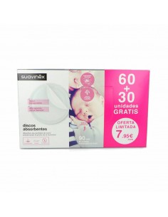 Suavinex Discos Lactancia 60+30 gratis